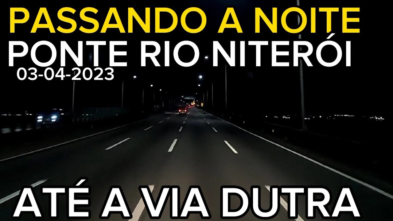 PASSANDO A NOITE NA PONTE RIO NITERÓI/SENTIDO RIO.#ponterioniteroi #riodejaneiro #br101 #niterói