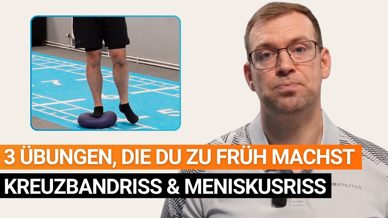 3 Übungen die du zu früh machst nach Kreuzband oder Meniskusriss