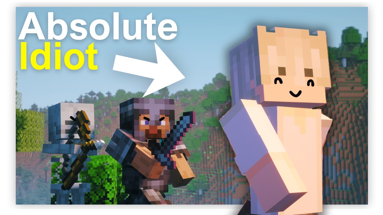 Идиот с &laquo;броней главного героя&raquo; против Minecraft-ивента