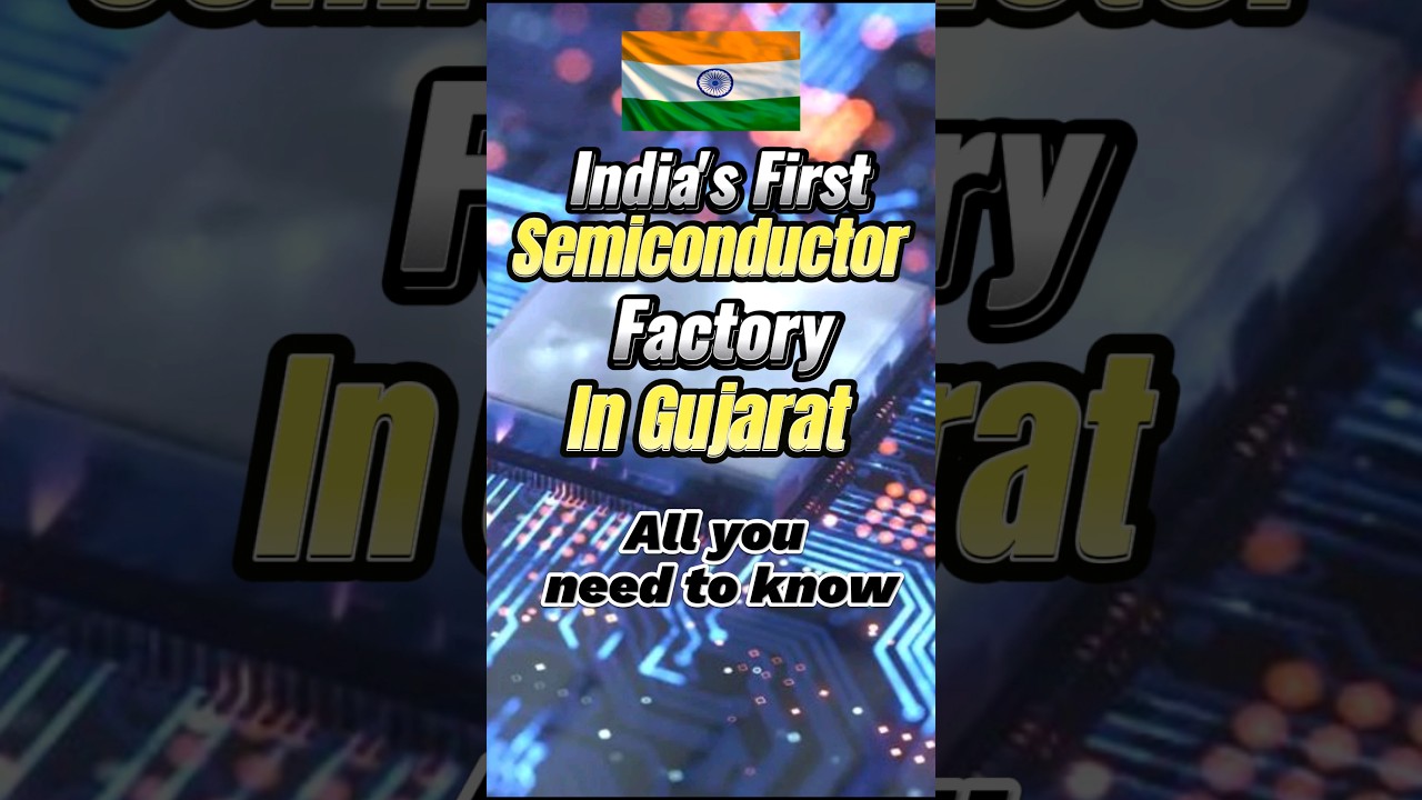 India's First Semiconductor Factory In Gujarat. #semiconductor #tata #gujarat #innovation