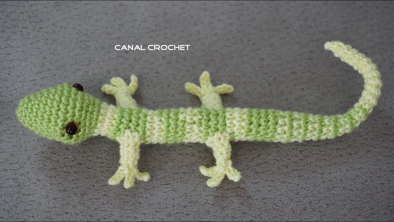 lagartija amigurumi tutorial