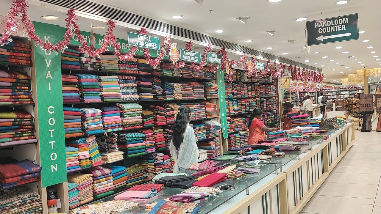 Kovai Cotton Sarees Collections@PothysOfficial #cottonsarees#coimbatoreshopping#pothys#trendingvideo