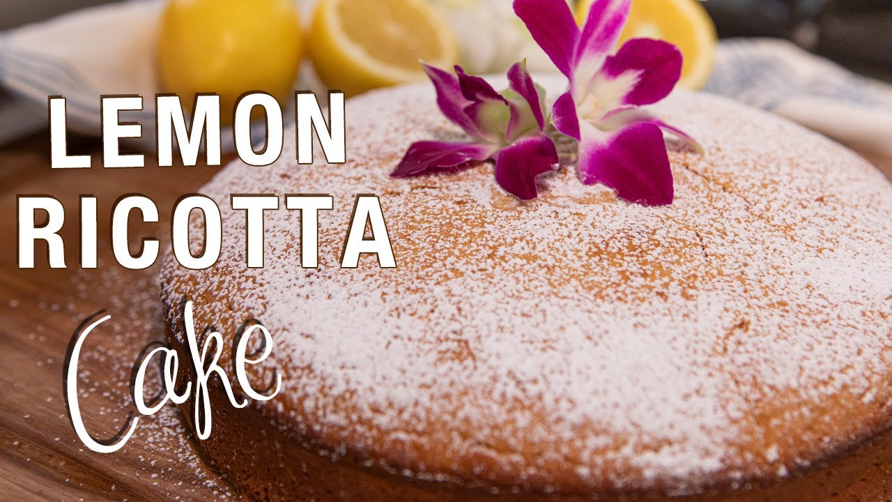 Lemon Ricotta Cake Recipe - The Pasta Queen