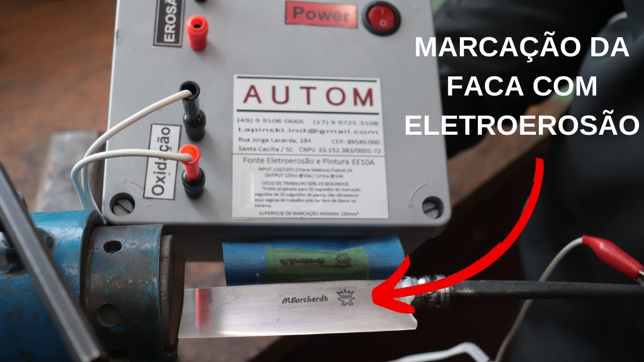 Marcação por Eletroerosão - (Marking by EDM)