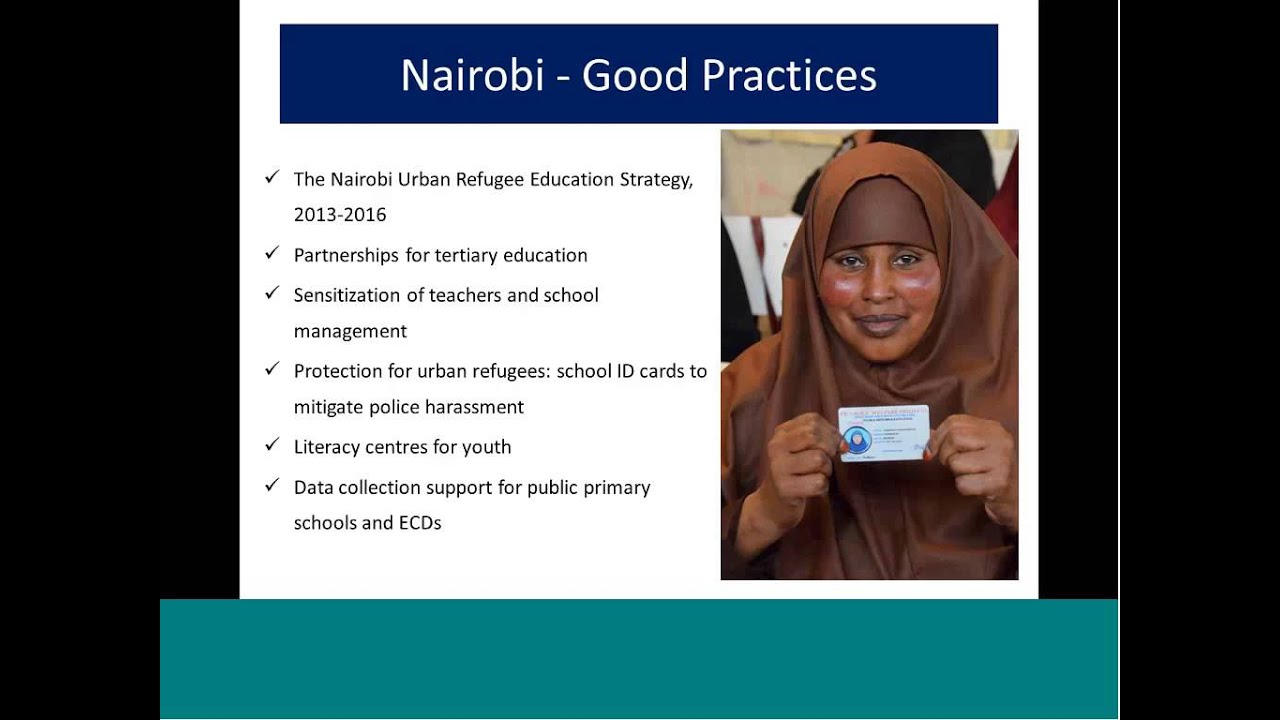 Webinar on Refugee Education in Urban Settings