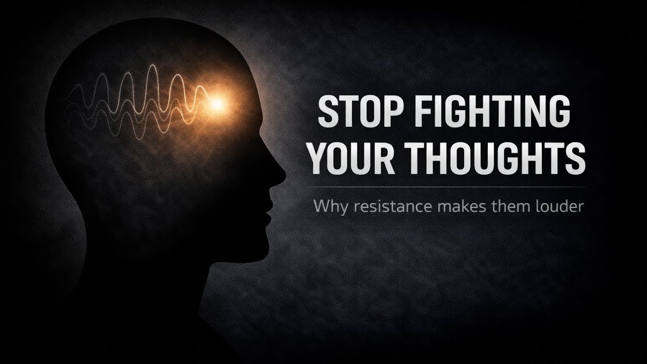 Stop Fighting Your Thoughts — Psychology Explained
