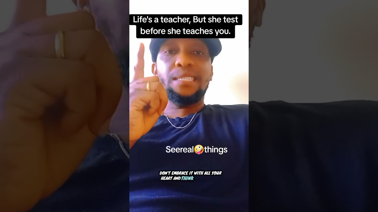 Life's not a good teacher