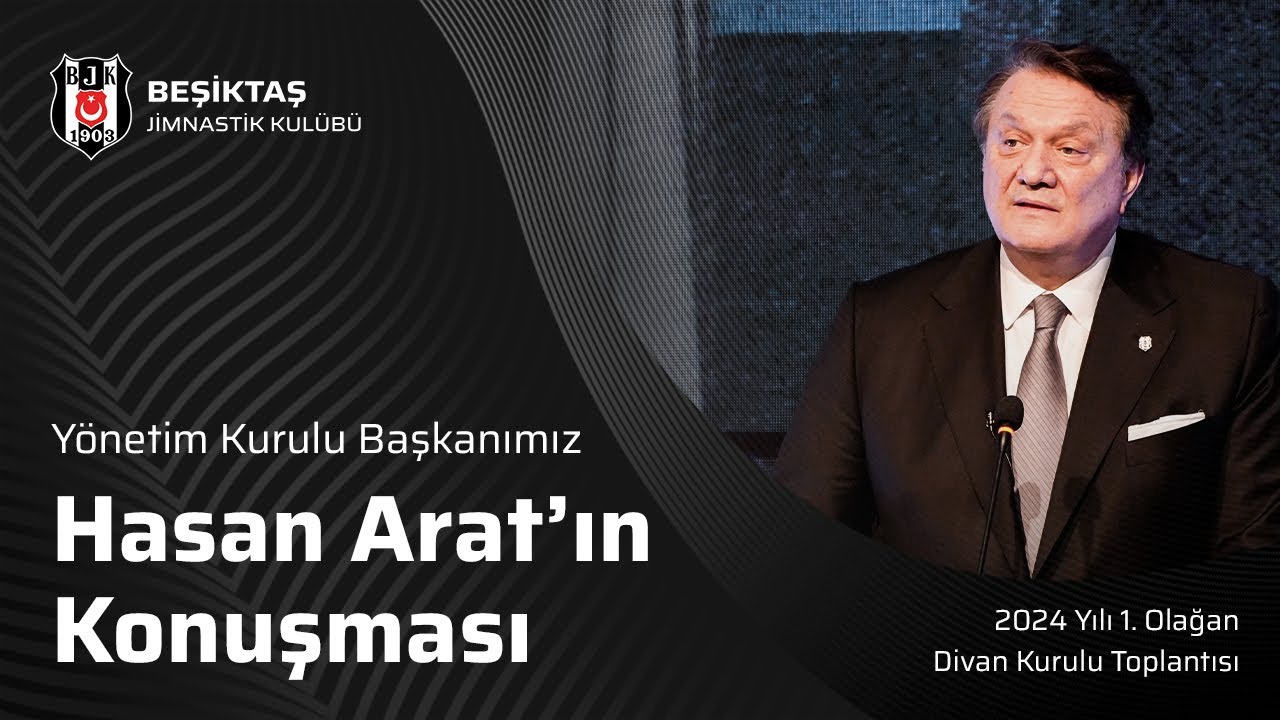 Başkanımız Hasan Arat'ın Konuşması | 2024 Yılı 1. Olağan Divan Kurulu Toplantısı
