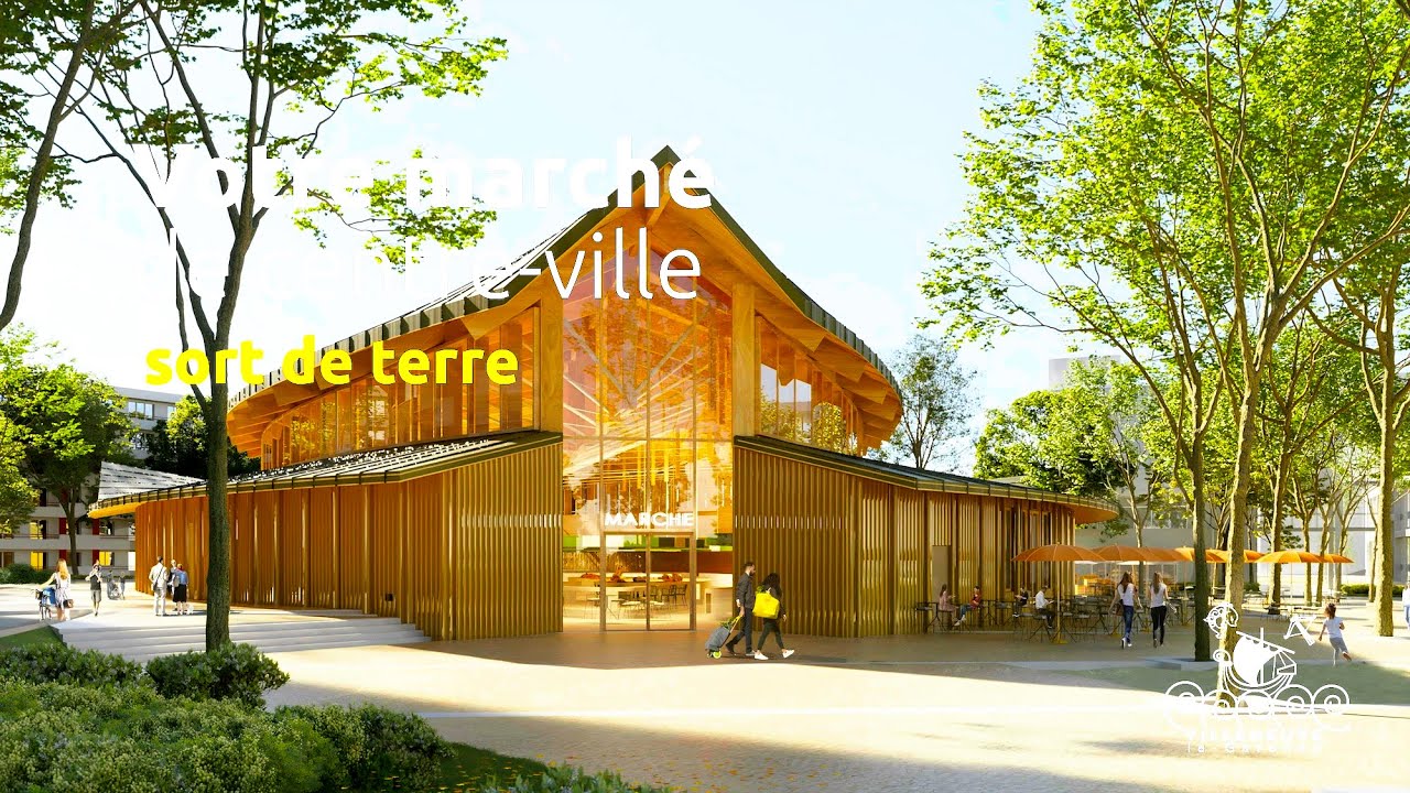 Le marché de centre-ville de Villeneuve-la-Garenne sort de terre