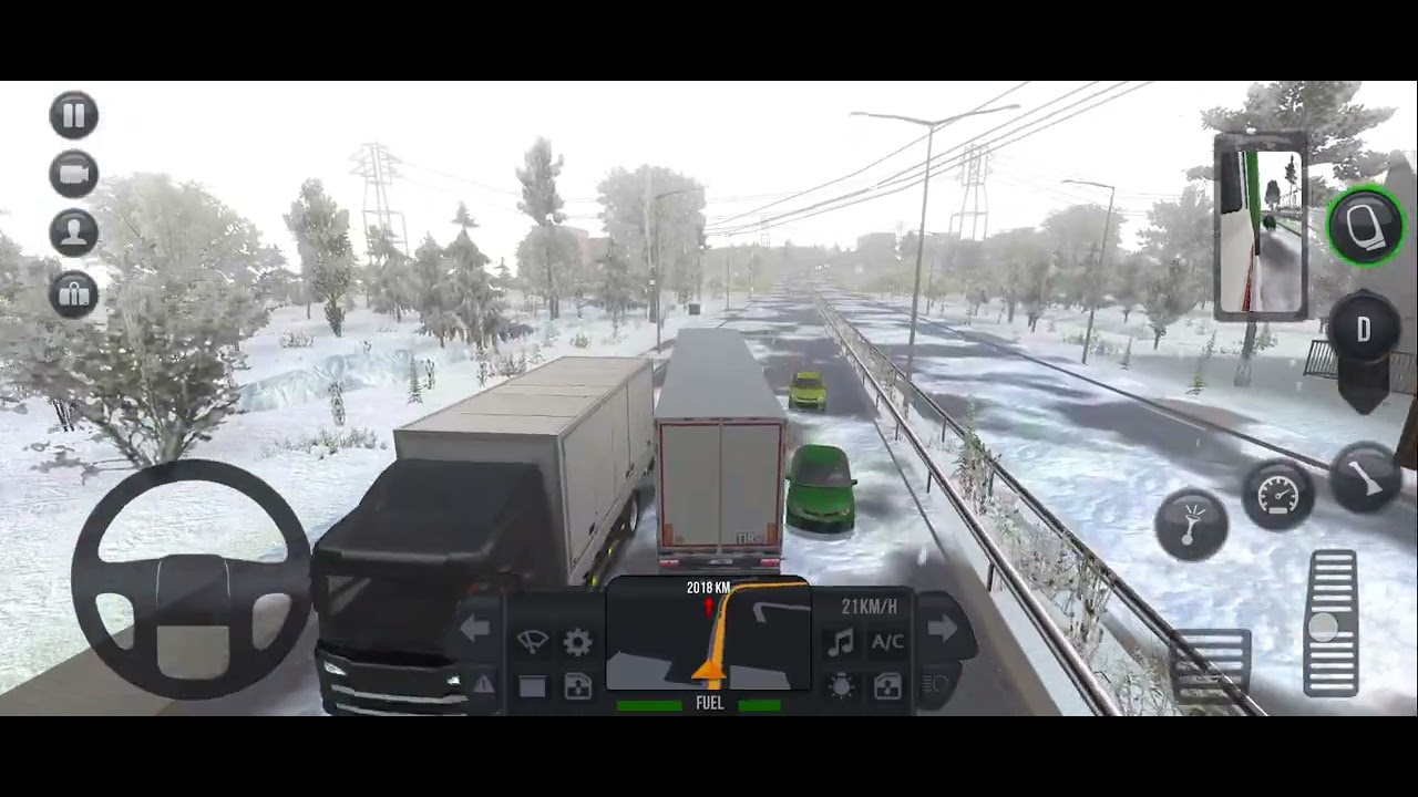 Truck game load contener 