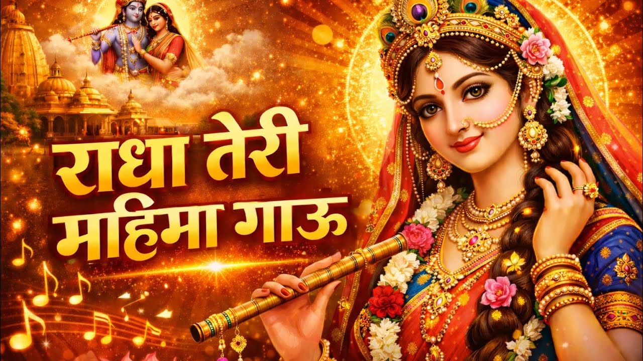 Radha Tere Mahima Gaau  राधा तेरी महिमा गाऊ song new with hindi and english Radha songs new