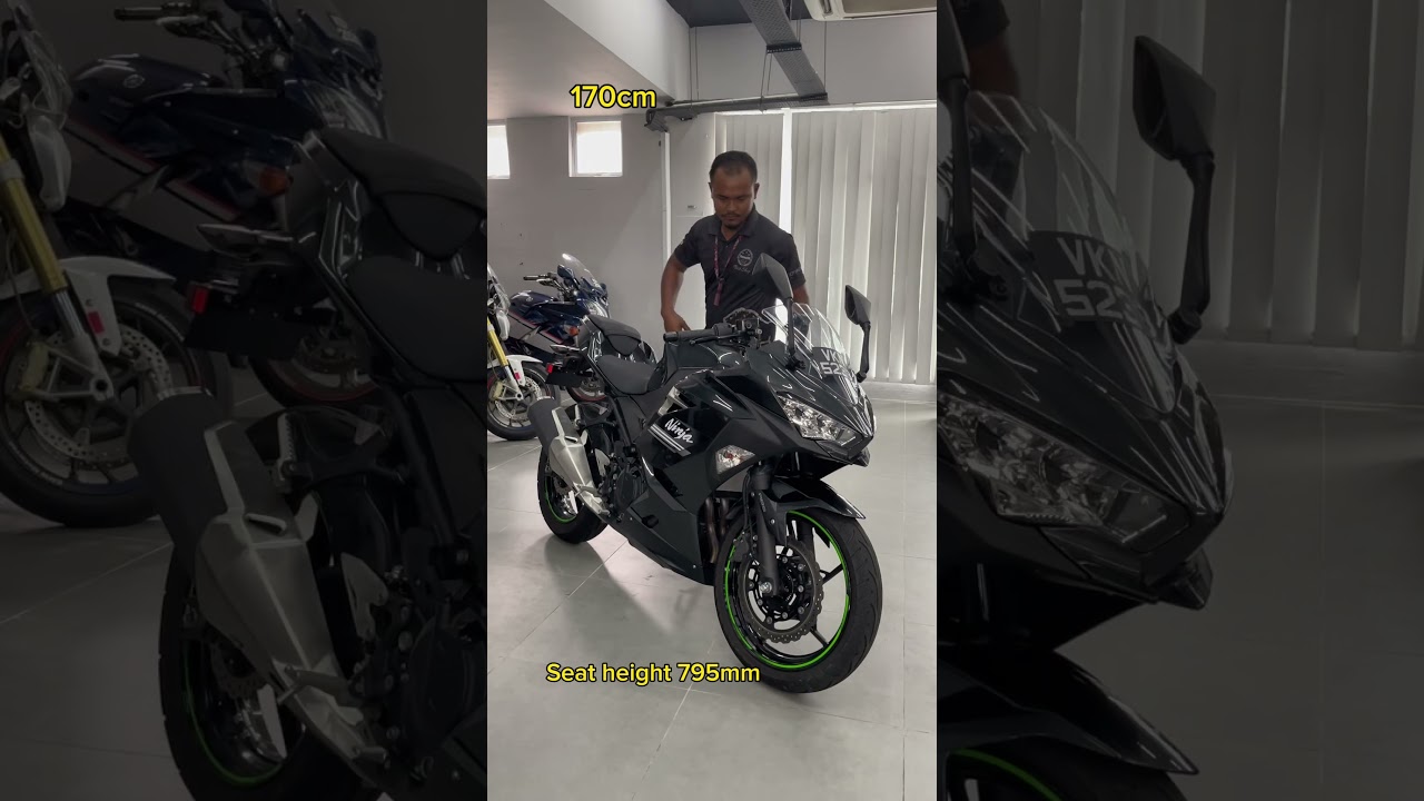 #Modenas #Kawasaki #Ninja250 #SeatHeight #IcityMotoworld