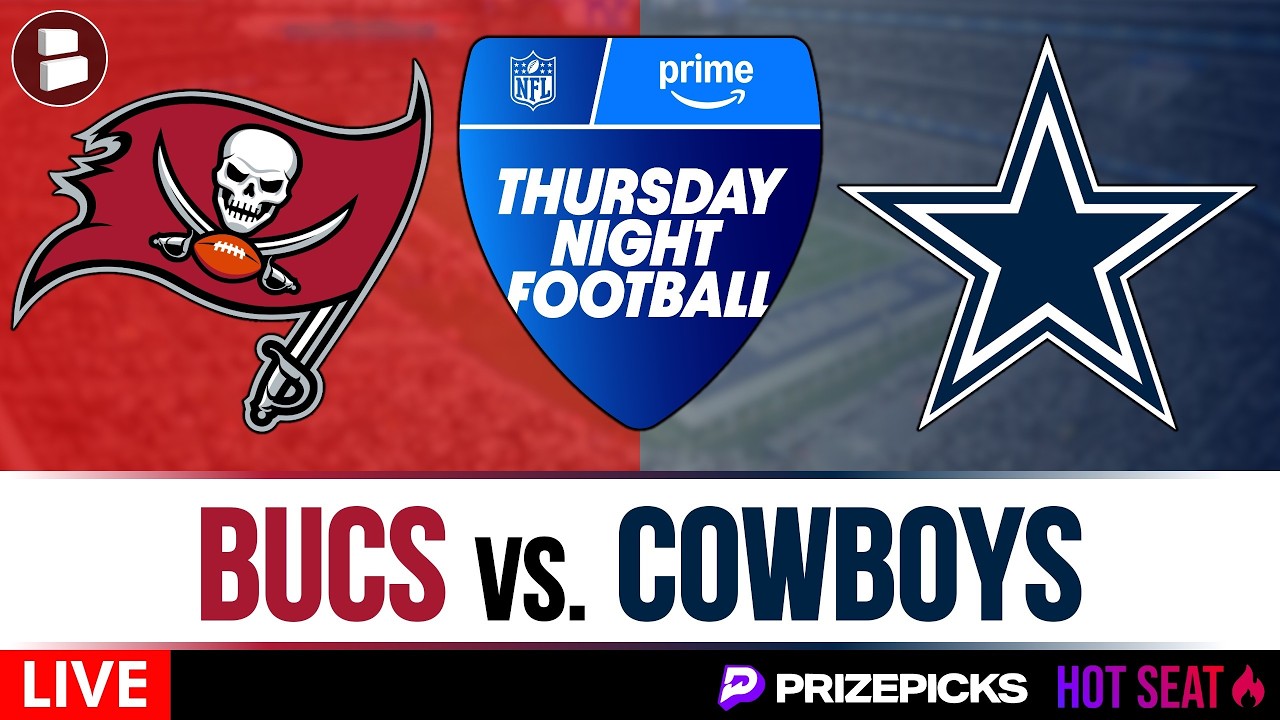 TNF LIVE: Cowboys vs. Buccaneers Free Streaming Scoreboard & Play-By-Play | PrizePicks Hot Seat
