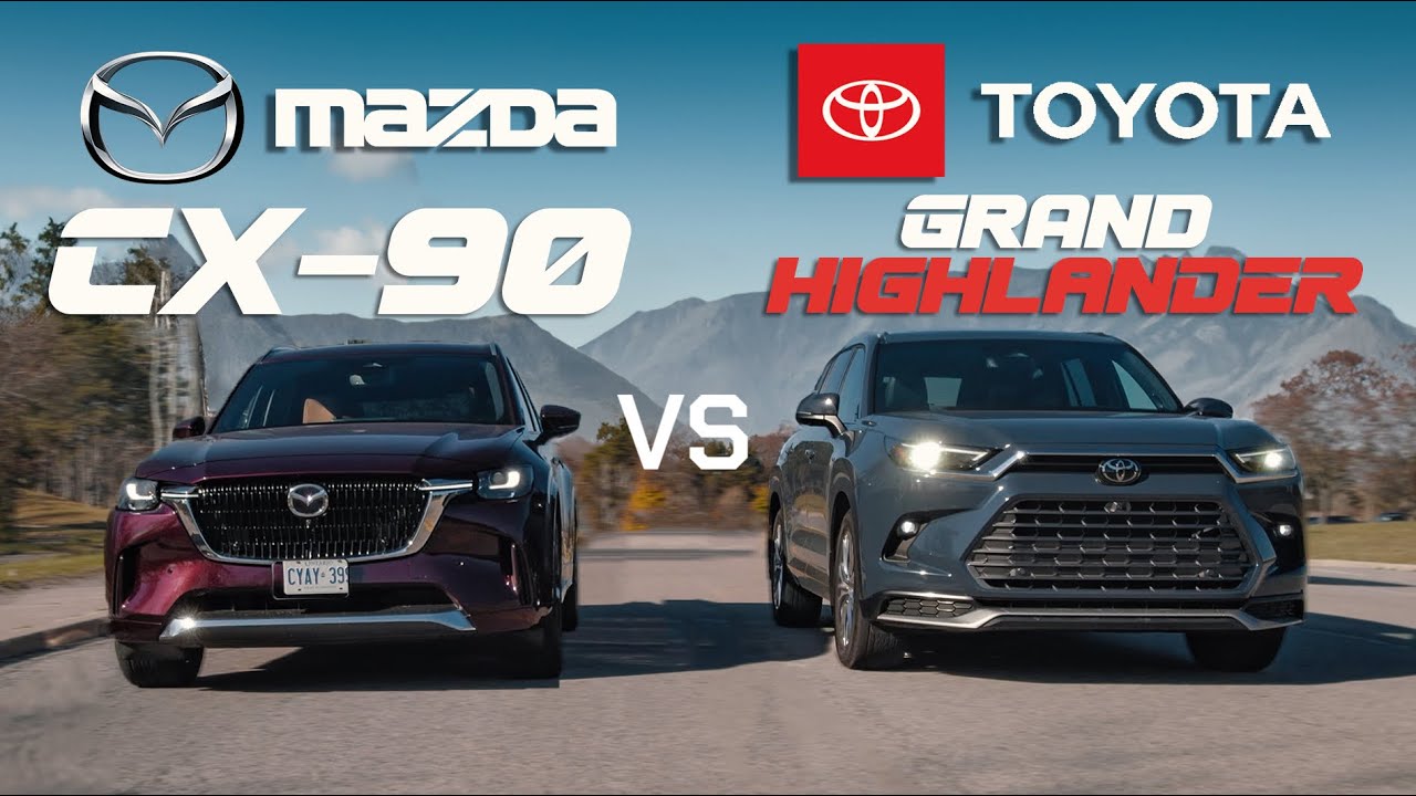Toyota Grand Highlander Vs Mazda CX-90 // Battle of the BEST 3-Row SUVs