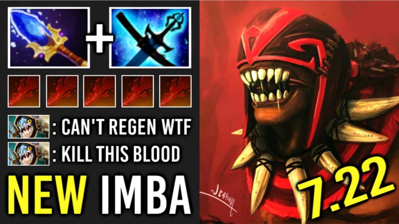 This is How You Counter Slark Ez! 7.22 Scepter Bloodseeker Lethal Rapture Epic Teamwork Game Dota 2
