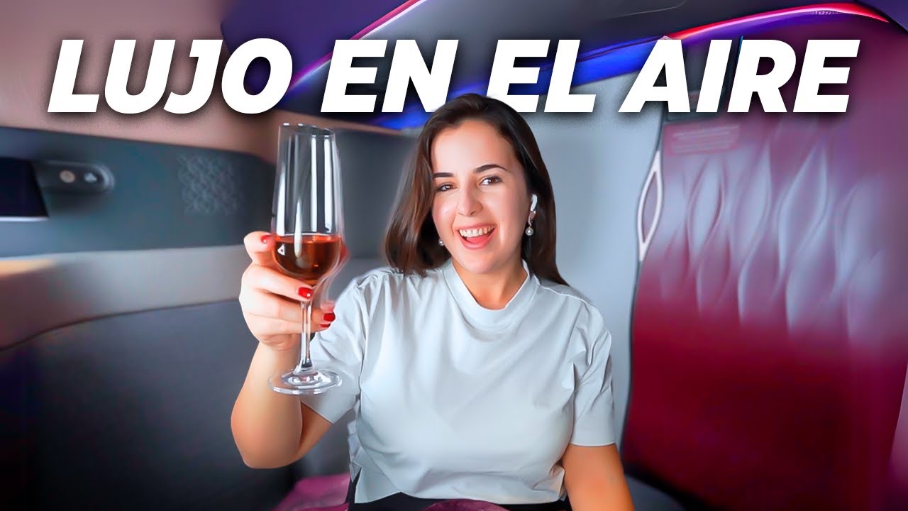 Así es la QSuite de Qatar Airways (lujo increíble!)