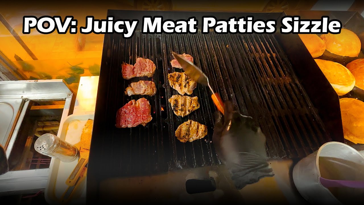 POV Cooking: Juicy Meat Patties Sizzle in the Kitchen | No Talking, Just Vibes