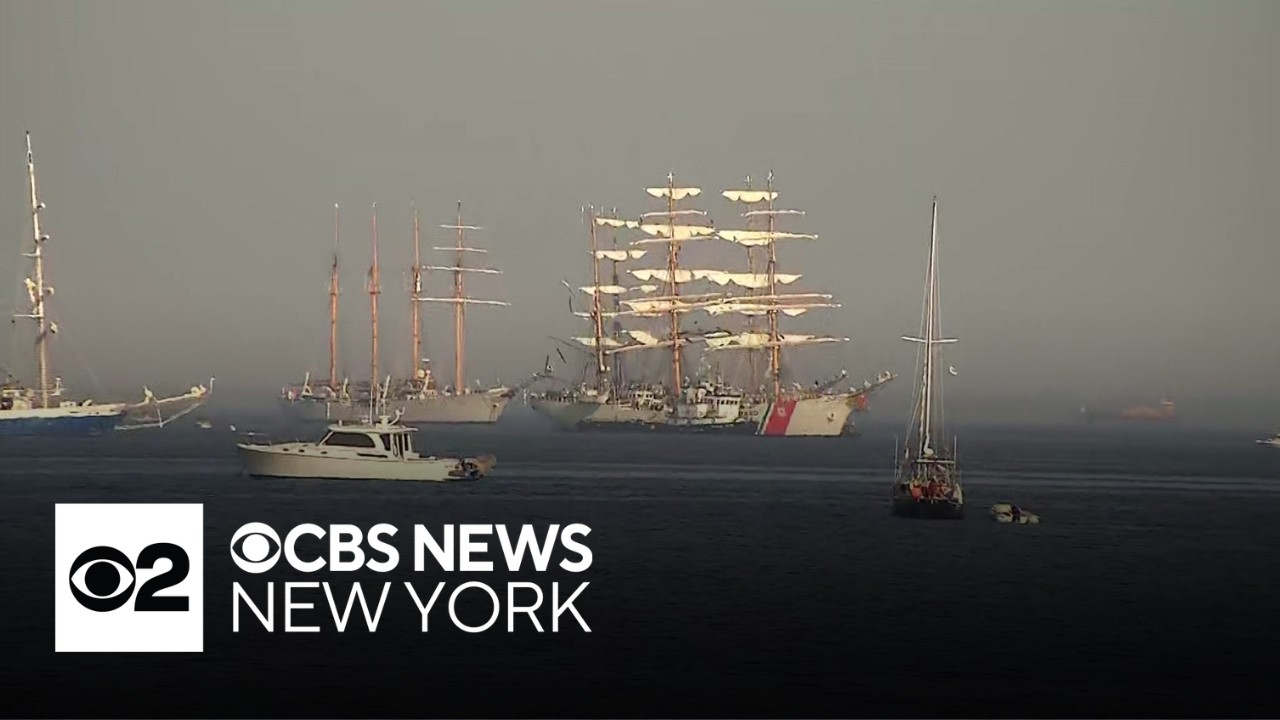 Watch Live: Sail4th 250 parade travels down NYC's East River