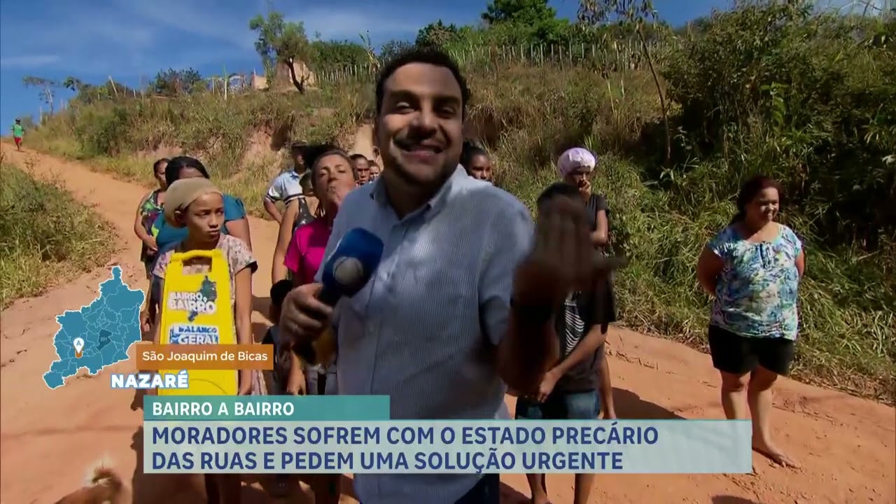 Bairro a Bairro: moradores denunciam condições de ruas em São Joaquim de Bicas (MG)