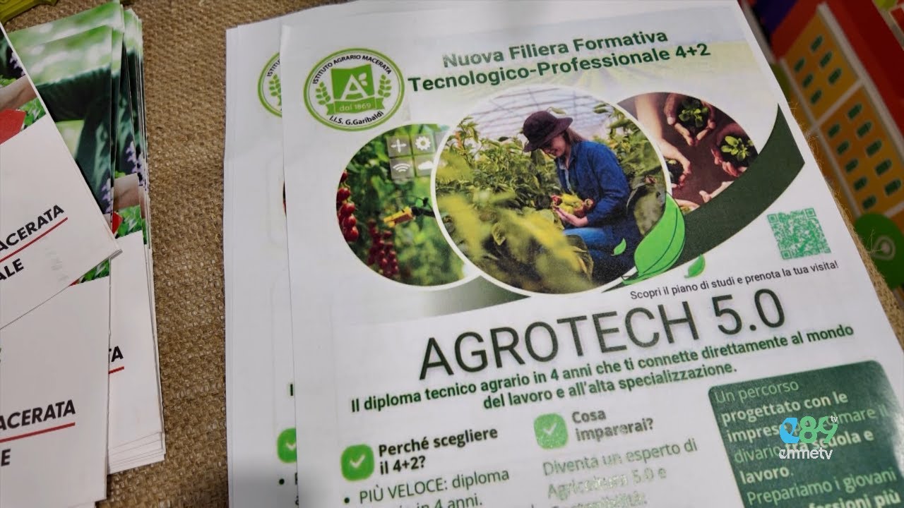 TG EMME. L'Istituto Agrario di Macerata protagonista a Tipicità