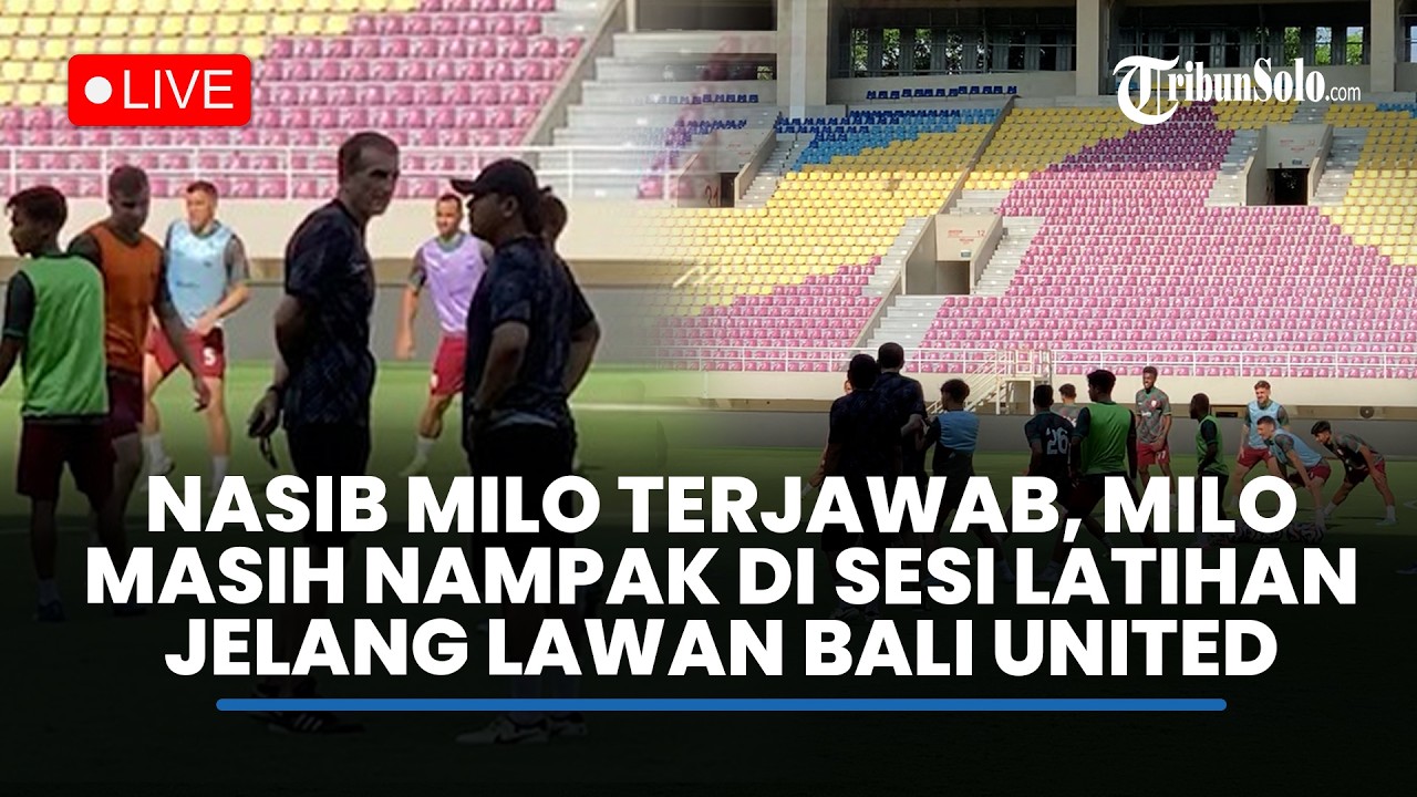 🔴LIVE : Nasib Milo Sebagai Pelatih Persis Solo Terjawab, Masih Nampak di Sesi Latihan
