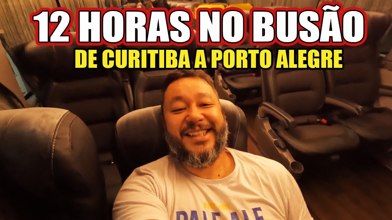 PRIMEIRAS IMPRESSÕES DE POA - DE CURITIBA A PORTO ALEGRE NO BUSÃO - #Vlog