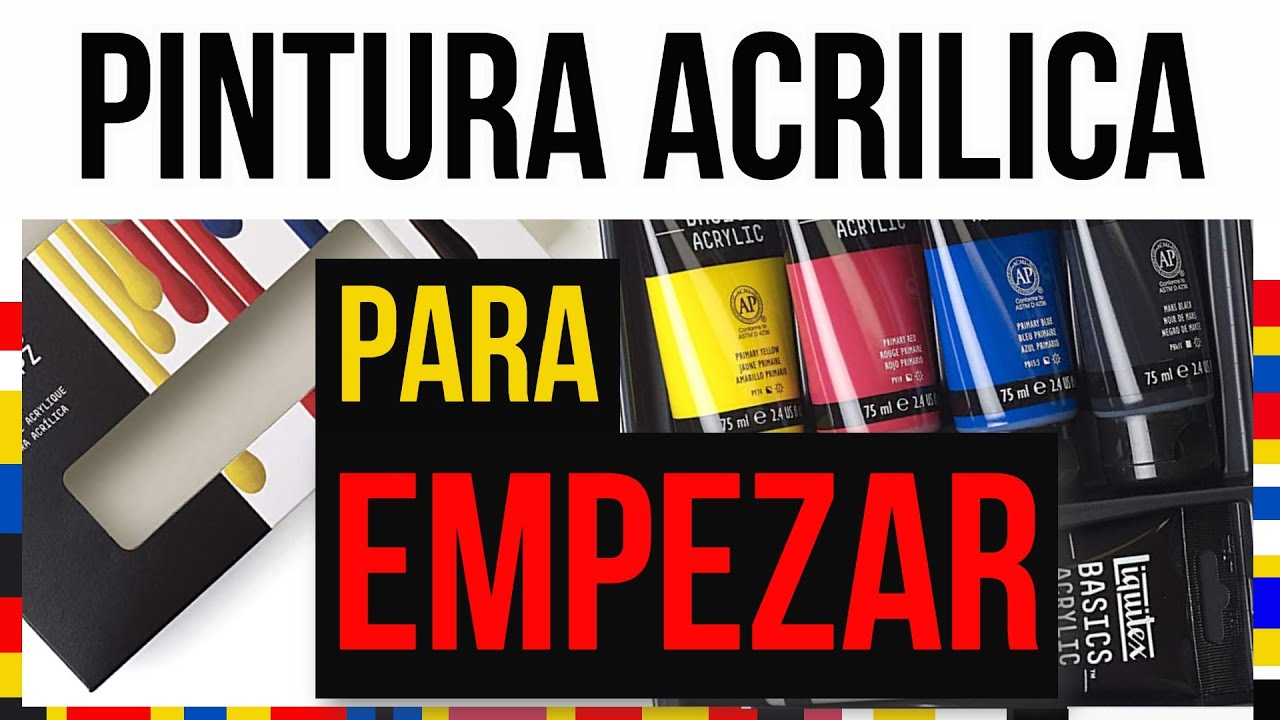 La mejor PINTURA ACRÍLICA para empezar 🎨 TOP 5 MARCAS para principiantes