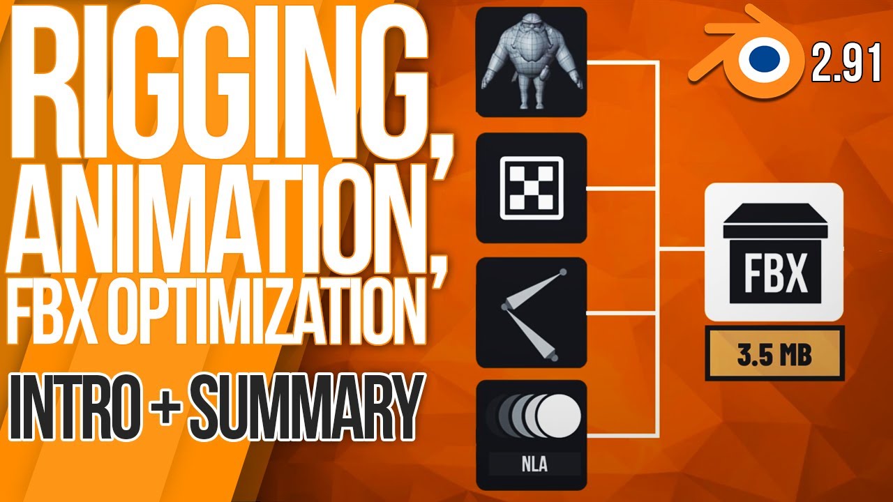 How to LEARN Rigging, Animation & Export optimization - INTRO #01 | Blender 2.9 | Personal Summary