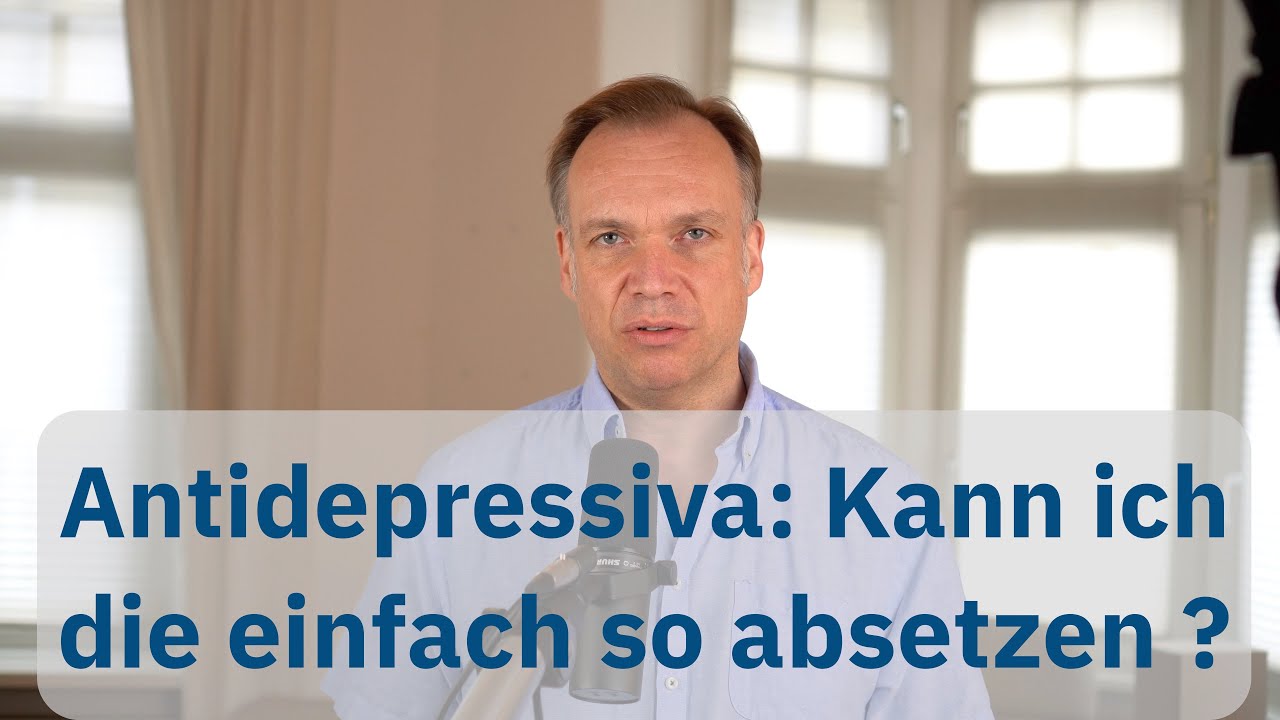 Absetzen von Antidepressiva