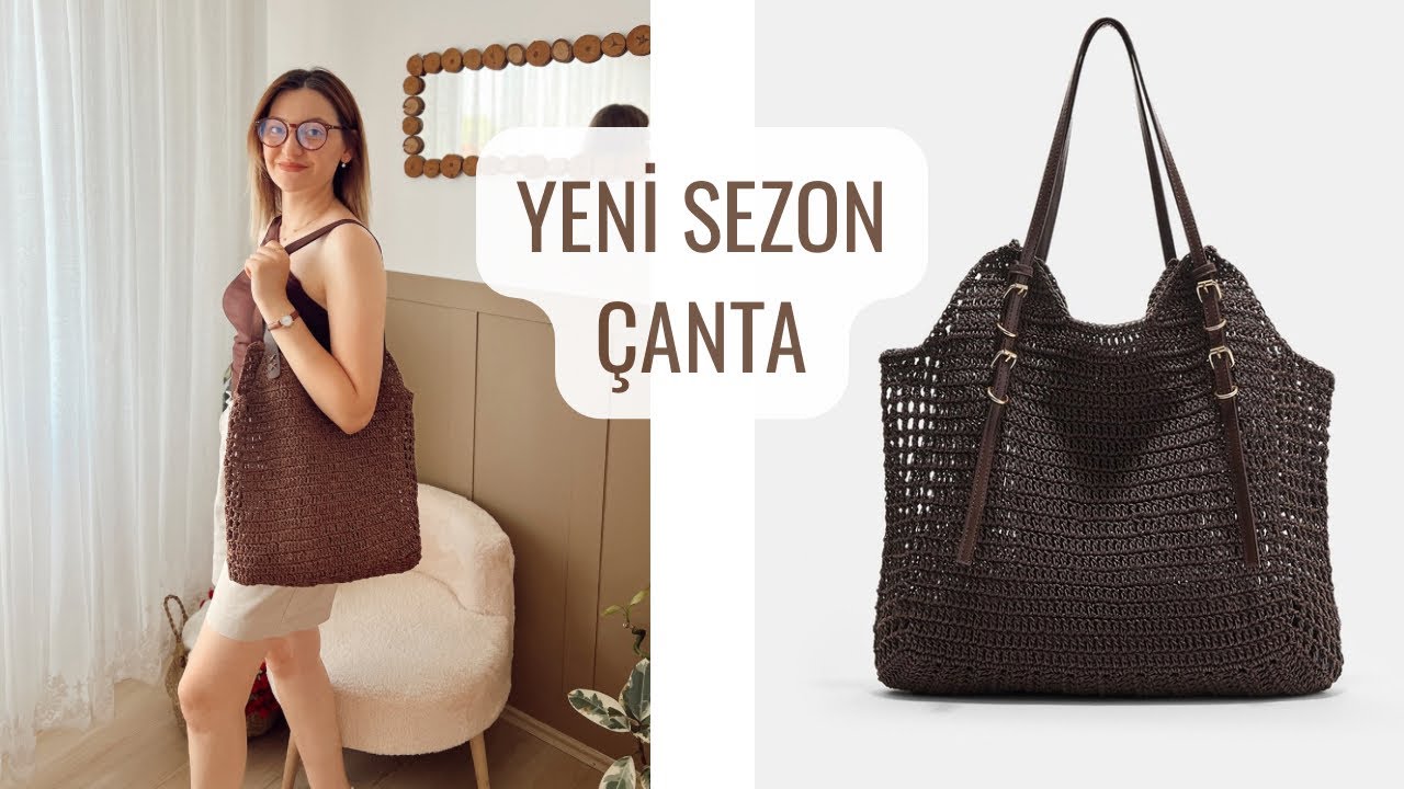 YENİ SEZON 1.690 TL OLAN O ÇANTAYI ÖRÜYORUZ 🌸 ÖRGÜ ÇANTA #crochet