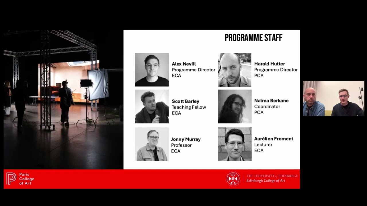 MFA Film Art Open Day Talk November 2025