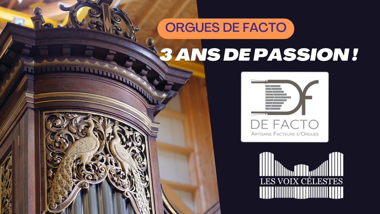 Orgues De Facto ~ 3 ans de passion