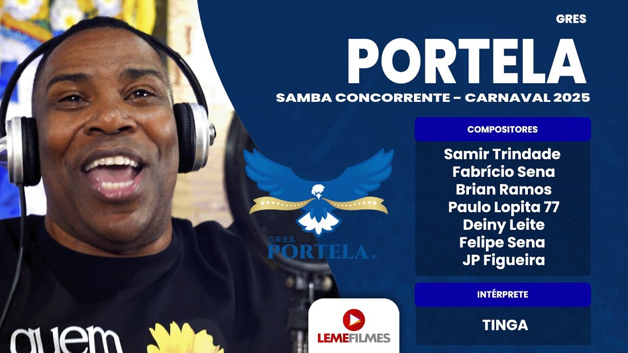 Portela 2025 - SAMBA CAMPEÃO - Samir Trindade e Parceiros