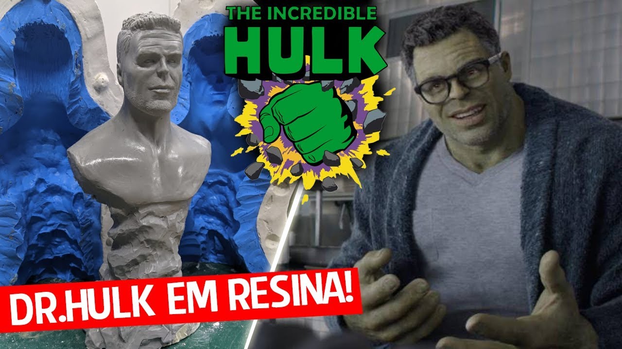 Fazendo um action figure do Incrível Hulk de Resina *Hulk Avengers Endgame Version*