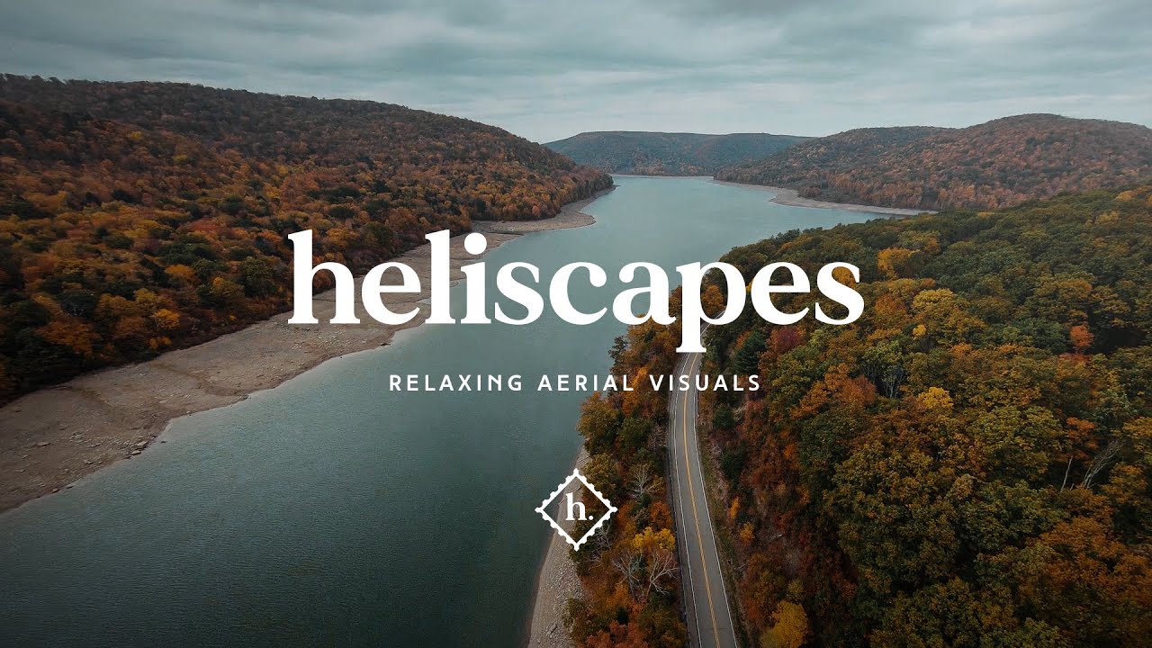 25 Minute Low Helicopter Flight Through Allegheny Reservoir | New York | Pennsylvania