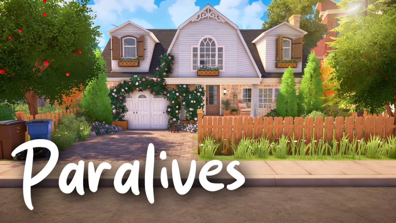 Paralives - Super Cute! Family Home - (ASMR) Relaxing Speed Build