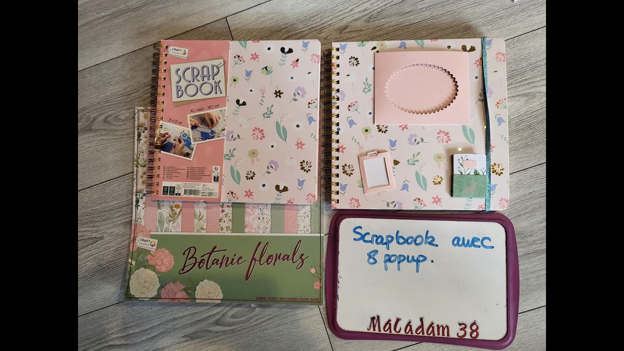 Scrapbook  Action avec 8 popup