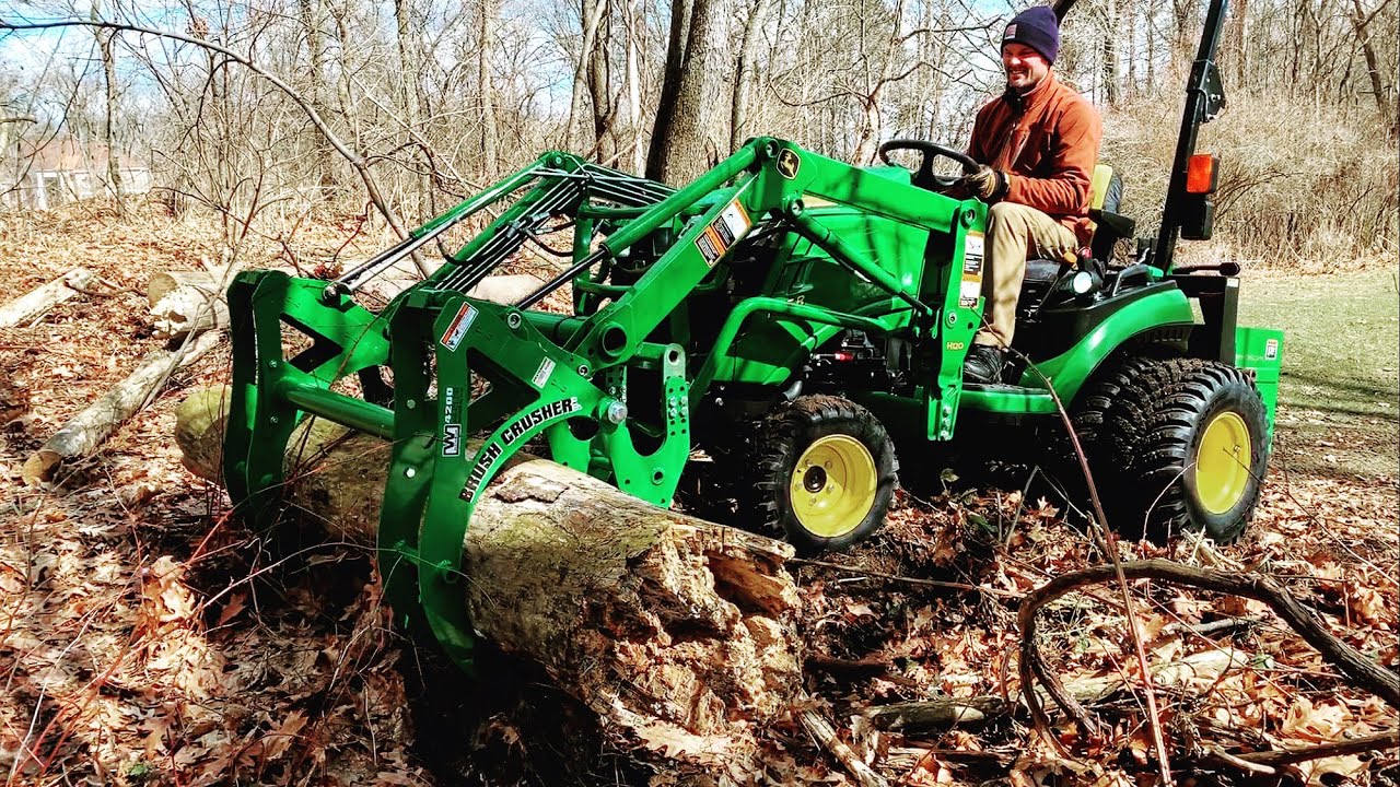 TINY GRAPPLE FIELD TEST! HOW COOL?!? NO HYDRAULICS NEEDED! 🚜