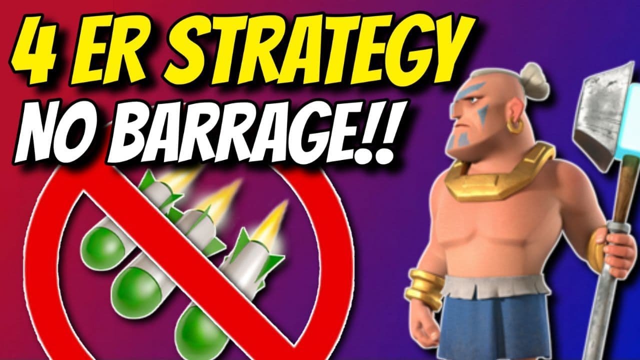 Warships Season 20 - 4 ER Strategy With No Barrage
