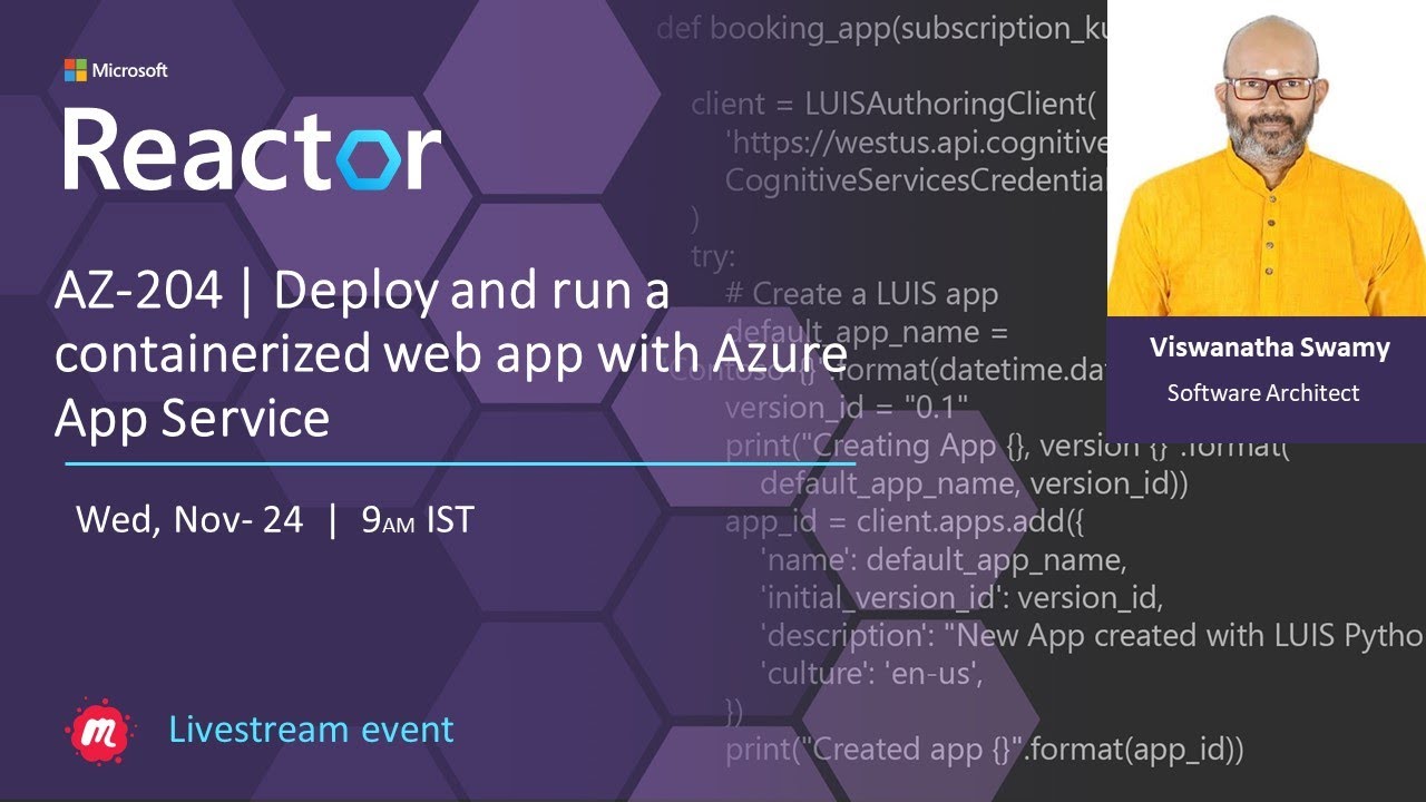 AZ-204 | Deploy and run a containerized web app with Azure App Service