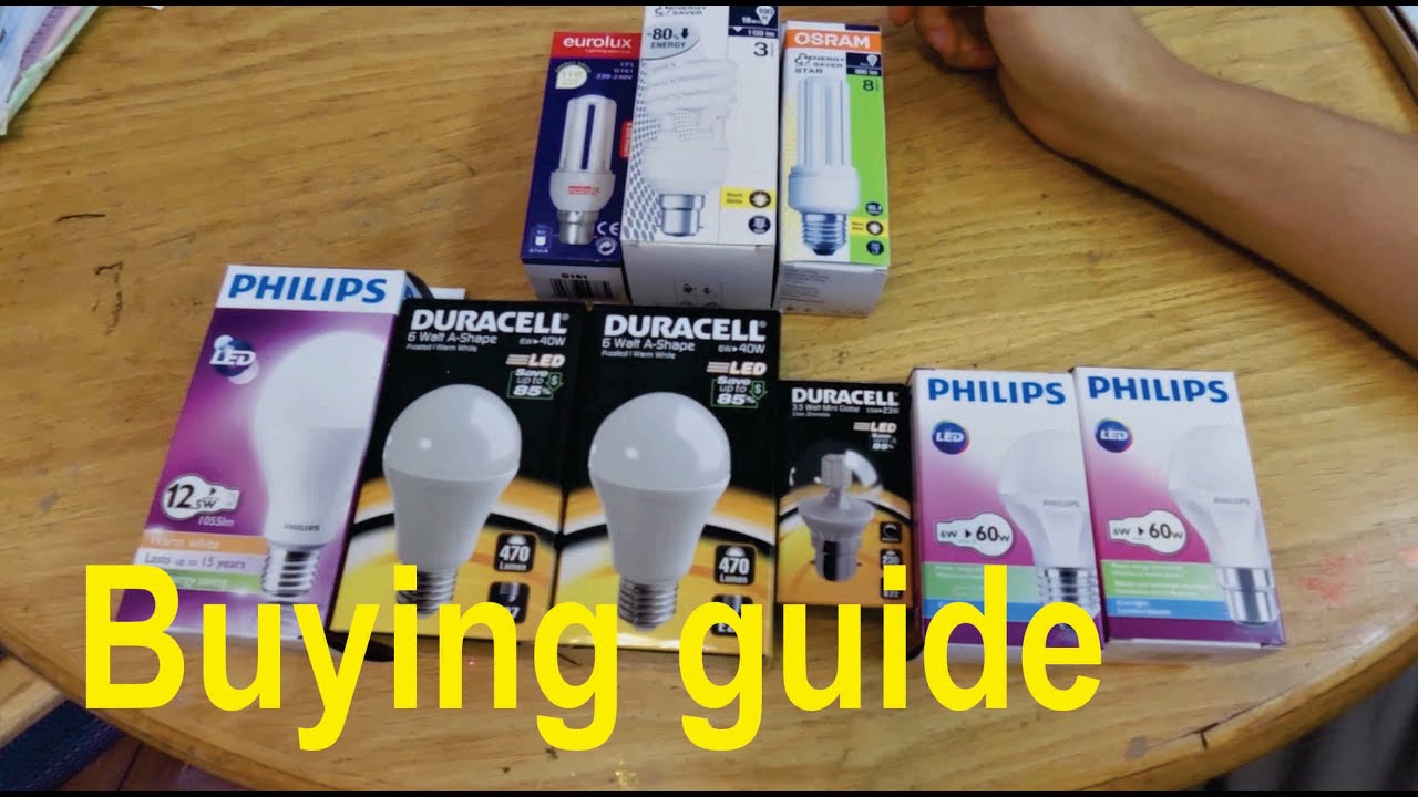 LED light bulb buying guide: Understanding the specifications.