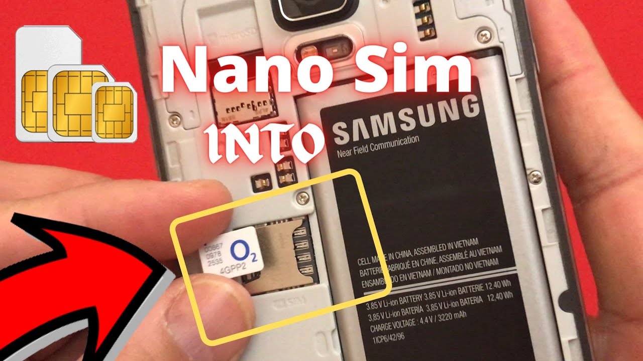 how to insert nano sim card in micro sim card slot ( Samsung and other brands)
