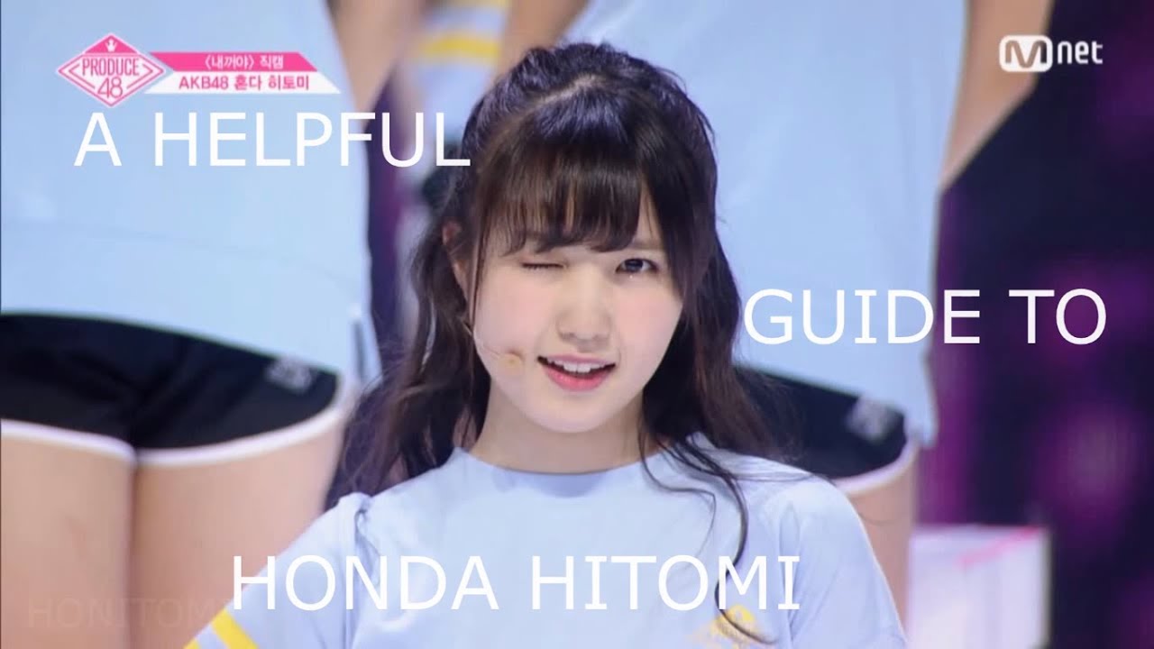 an actual helpful guide to iz*one honda hitomi  (sub esp)
