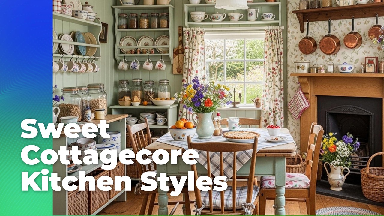 Sweet Cottagecore Kitchen Styles Cozy & Cute Decor Ideas for Small Spaces