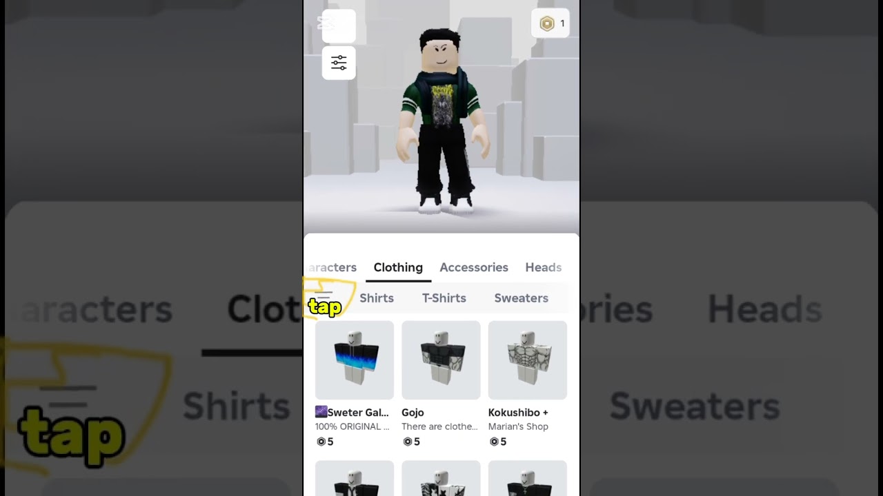 5 robus t-sirt roblox #shorts #avtar #roblox
