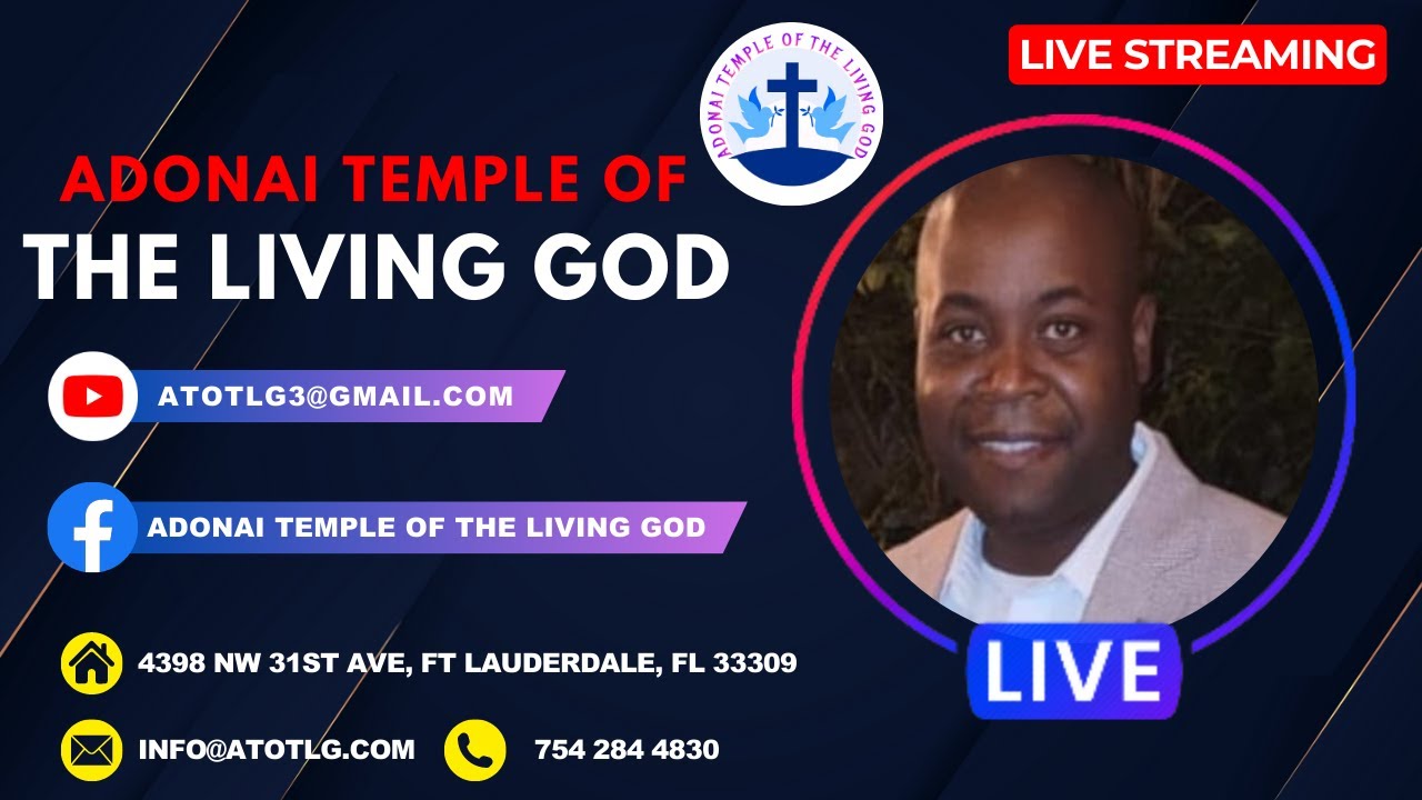 Adonai Temple of the Living God Live Stream  Grand Opening JULY 7 2023