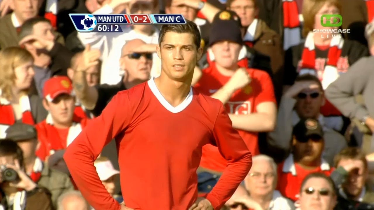 Cristiano Ronaldo vs Manchester City Home HD 720p (10/02/2008)