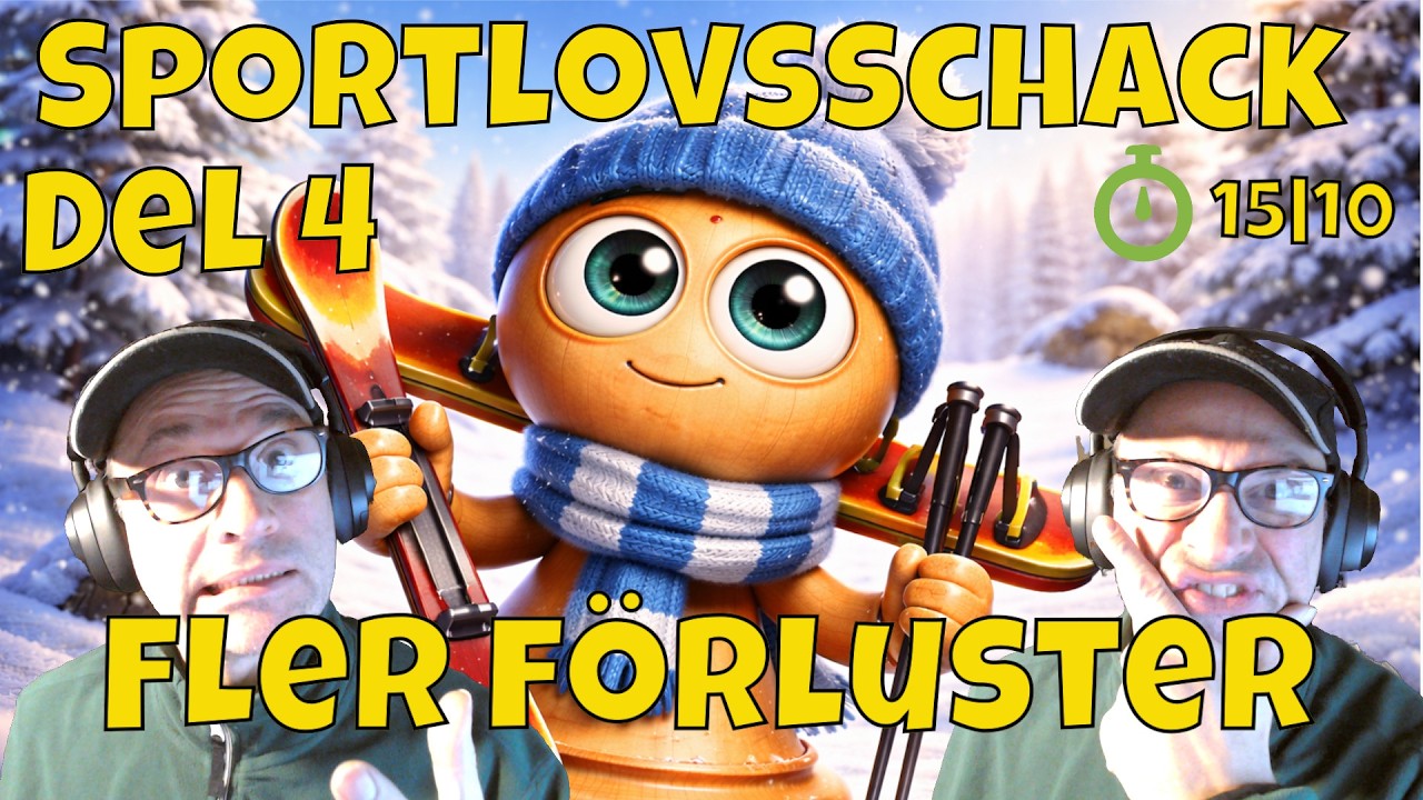 080 - Sportlovschack  Del 4 - Rapid 15|10 - Fler förluster (1-1-2)