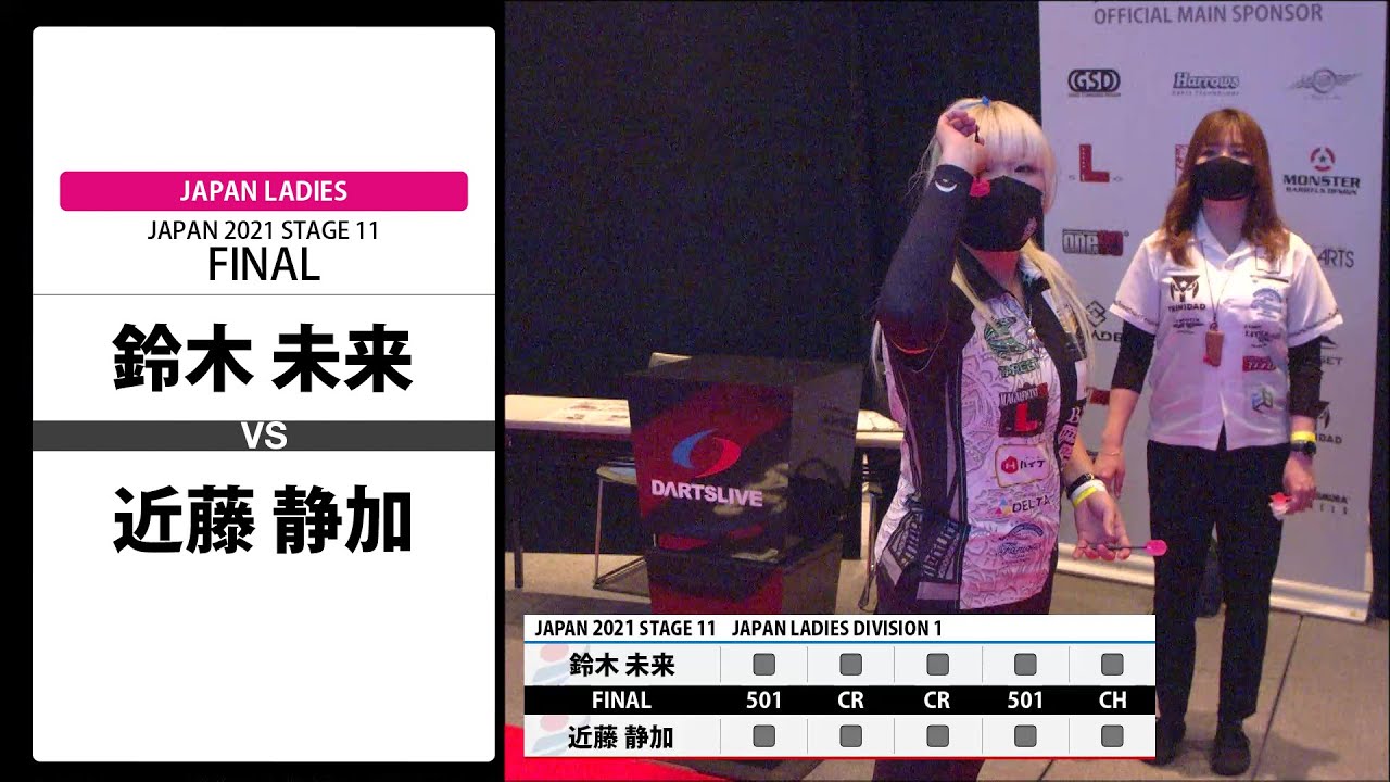 【鈴木 未来 VS 近藤 静加】JAPAN 2021 STAGE11 北海道 LADIES FINAL