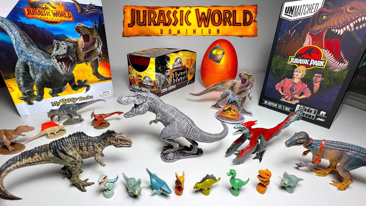 Unboxing NEW Jurassic World Dominion Mini Dinosaurs Toys! Giganotosaurus, Pyroraptor, Mosasaurus